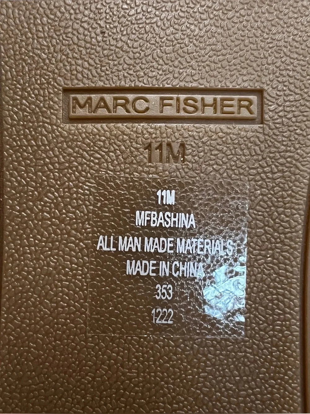 Marc Fisher Tan Bashina Slip On Wedge - NEW - Size 11
